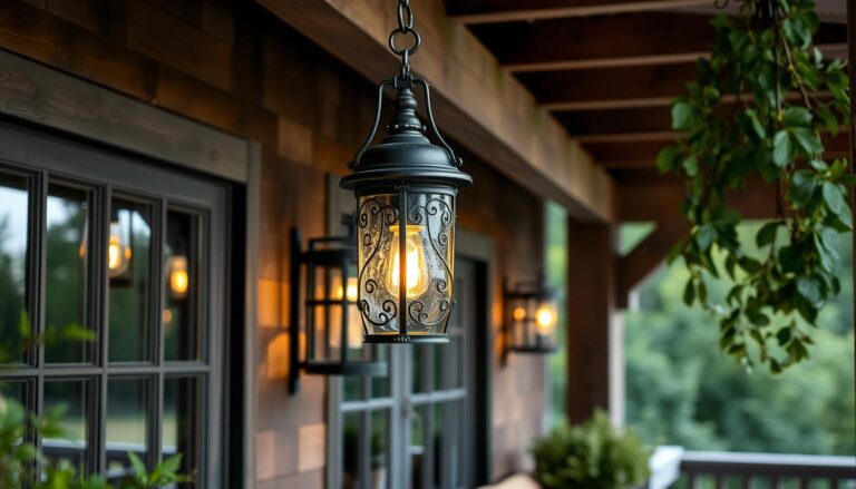 hanging exterior light